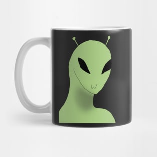 Funny Green Alien Mug